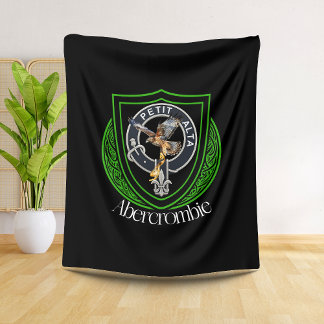 Abercrombie Schotse Clan Crest Fleece Deken