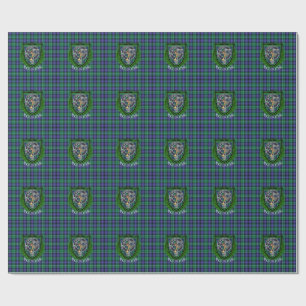 Abercrombie Schotse Clan Tartan & Crest Cadeaupapier
