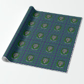 Abercrombie Schotse Clan Tartan & Crest Cadeaupapier (Uitgerold)