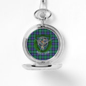 Abercrombie Schotse Clan Tartan & Crest Horloge (Voorkant)