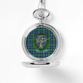 Abercrombie Schotse Clan Tartan & Crest Horloge