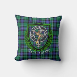 Abercrombie Schotse Clan Tartan & Crest Kussen