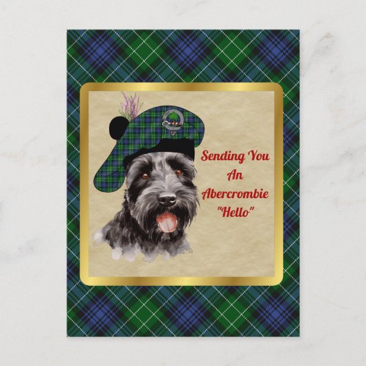 Abercrombie Scottie Dog Briefkaart (Voorkant)