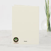 Abercrombie Scottie Dog & Crest gepersonaliseerde  Kaart (Achterkant)