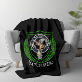 Abercrombie Scottish Clan Crest Fleece Deken
