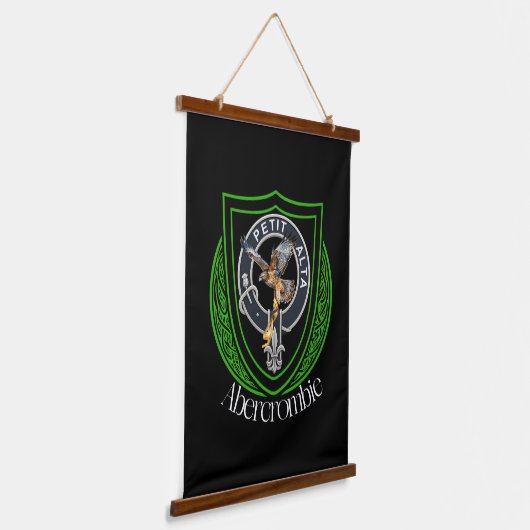 Abercrombie Scottish Clan Crest Hangend Wandkleed (Gebogen)