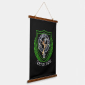 Abercrombie Scottish Clan Crest Hangend Wandkleed (Gebogen)