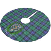 Abercrombie Scottish Clan Tartan and Crest Kerstboom Rok (Gekanteld)
