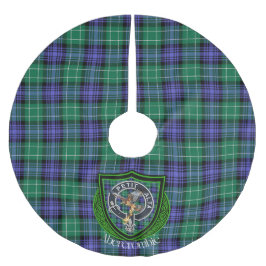 Abercrombie Scottish Clan Tartan and Crest Kerstboom Rok