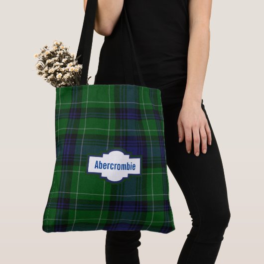 Abercrombie Tartan Canvas tas (Dichtbij)