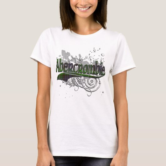 Abercrombie Tartan Grunge T-shirt (Voorkant)