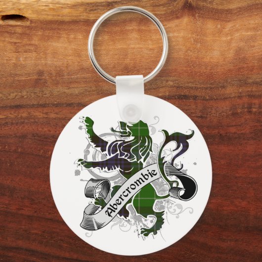 Abercrombie Tartan Lion Sleutelhanger (Voorkant)