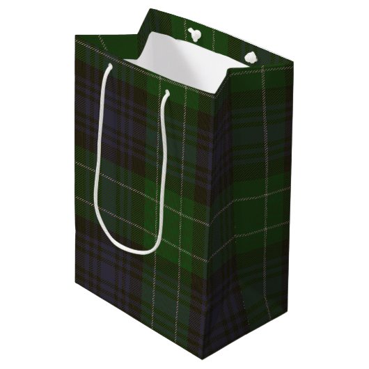 Abercrombie Tartan Medium Cadeauzakje (Voorkant Gekanteld)