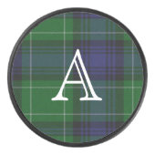 Abercrombie Tartan Monogrammed Hockey Puck (Voorkant)