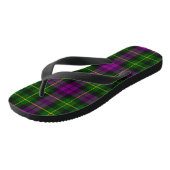 Abercrombie Tartan Paarse & Groene Volwassen Teens Teenslippers (Schuin)