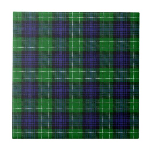 Abercrombie Tartan Tegeltje (Voorkant)