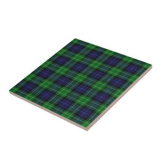 Abercrombie Tartan Tegeltje (Zijkant)