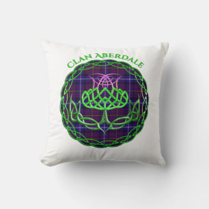 Aberdale Scottish Tartan Celtic Thistle Kussen