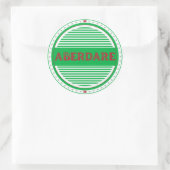Aberdare City Pride Embleem – Welshe Identiteit Ronde Sticker (Tas)