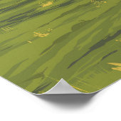 Aberdare Nationaal Park Kenia Reisposter Poster (Hoek)