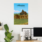 Aberdare Nationaal Park Kenia Reisposter Poster (Thuiskantoor)