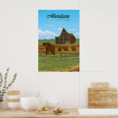 Aberdare Nationaal Park Kenia Reisposter Poster (Keuken)