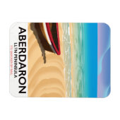 Aberdaron, Llŷn schiereiland Wales zeeposter Magneet (Horizontaal)