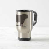 Aberdeen Angus Cattle Travel Mug Reisbeker (Voorkant rechts)