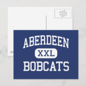 Aberdeen - Bobcats - High - Aberdeen Washington Briefkaart (Voorkant / Achterkant)