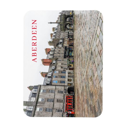 Aberdeen Castlegate gebouwen uitzicht koelkastmagn Magneet (Verticaal)