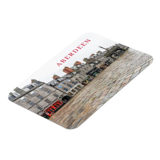 Aberdeen Castlegate gebouwen uitzicht koelkastmagn Magneet (Linkerzijde)