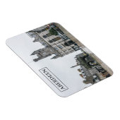 Aberdeen Castlegate uitzicht fridge magnet Magneet (Rechterzijde)