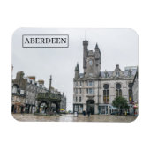 Aberdeen Castlegate uitzicht fridge magnet Magneet (Horizontaal)