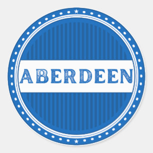 Aberdeen City Pride Embleem – Schotse identiteit Ronde Sticker