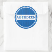 Aberdeen City Pride Embleem – Schotse identiteit Ronde Sticker (Tas)