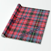 Aberdeen District Tartan Cadeaupapier (Uitgerold)