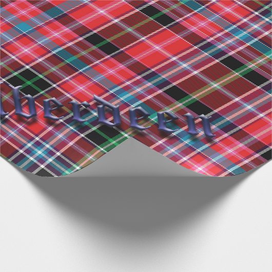 Aberdeen District Tartan Cadeaupapier (Hoek)