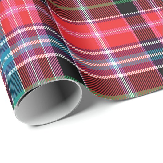 Aberdeen District Tartan Cadeaupapier (Rol Hoek)