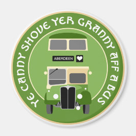  Aberdeen Double-decker bus Magnet