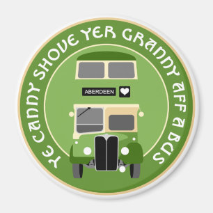Aberdeen Double-decker bus Magnet