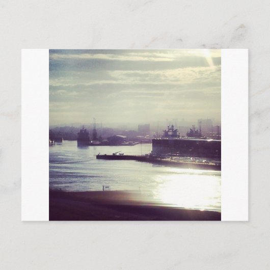 Aberdeen Harbor Briefkaart (Voorkant)