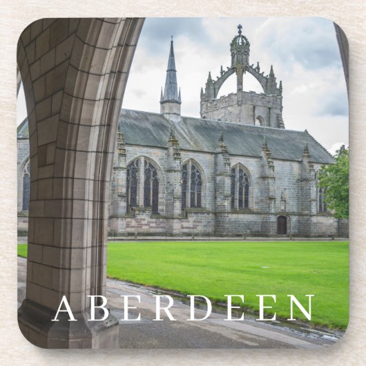 Aberdeen King's College uitzicht onderzetters (Voorkant)