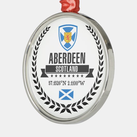 Aberdeen Metalen Ornament (Links)