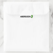 Aberdeen, New Jersey Ronde Sticker (Tas)
