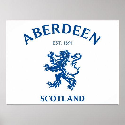 ABERDEEN POSTER (Voorkant)