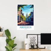Aberdeen Reispark Poster Ski Vintage Nationaal (Thuiskantoor)