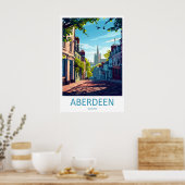Aberdeen Reispark Poster Ski Vintage Nationaal (Keuken)