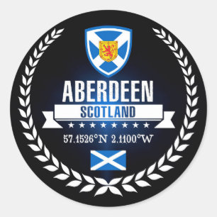 Aberdeen Ronde Sticker