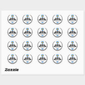 Aberdeen Ronde Sticker (Vel)