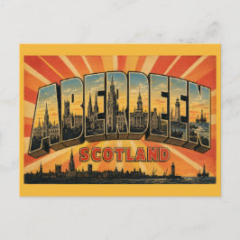 Aberdeen Schotland Marischal College Briefkaart